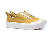 Women's Sato Oxford in Dijon canvas, three-quarter view