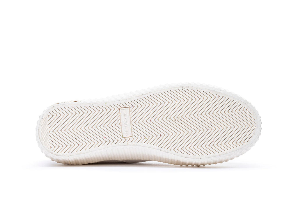 Women's Sato Oxford in Parchment canvas, outsole view