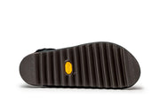 Women's Tahoe Trekker sandal in Black leather, outsole view