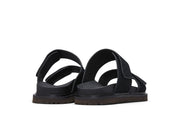 Women's Townsend Slide in Black suede, back view