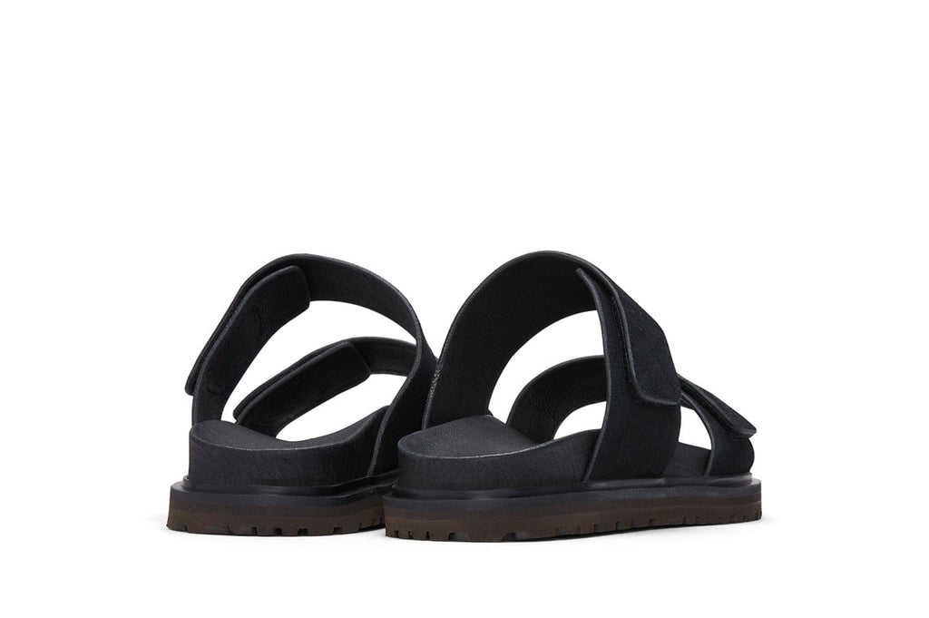 Women's Townsend Slide in Black suede, back view