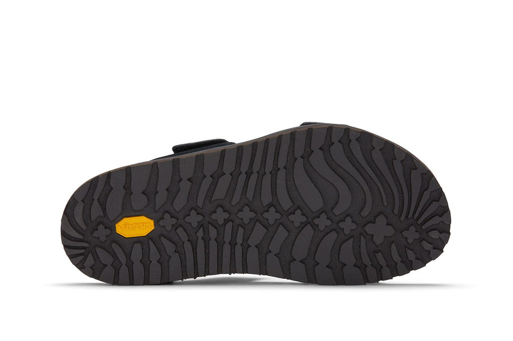 Women's Townsend Slide in Black suede, outsole view