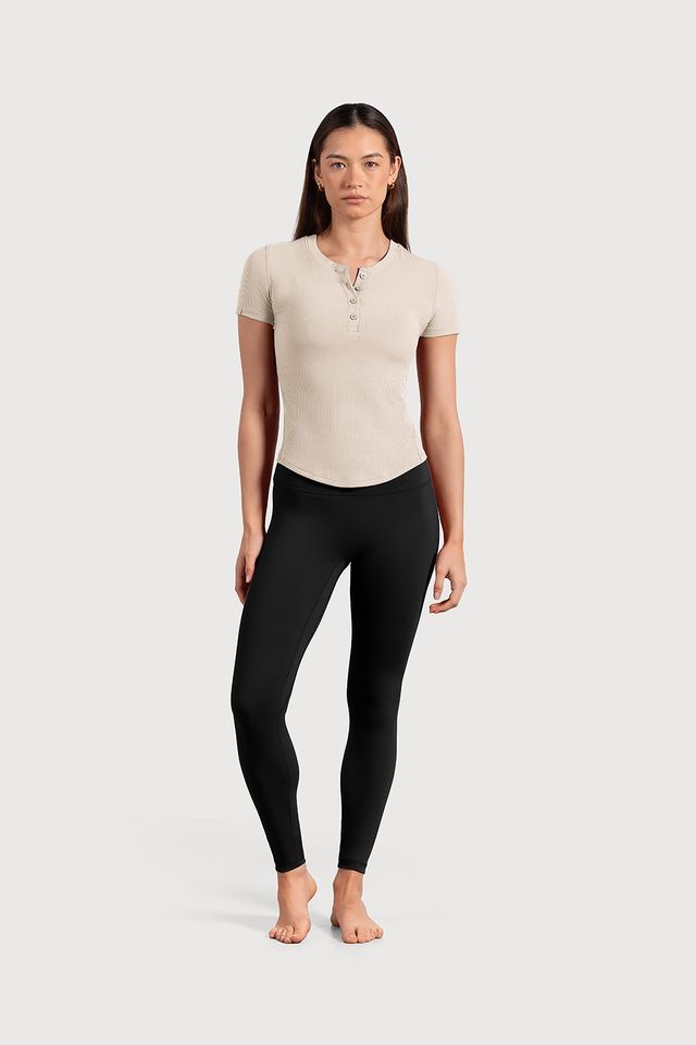 Ladies Active Fitted Short Sleeve Top