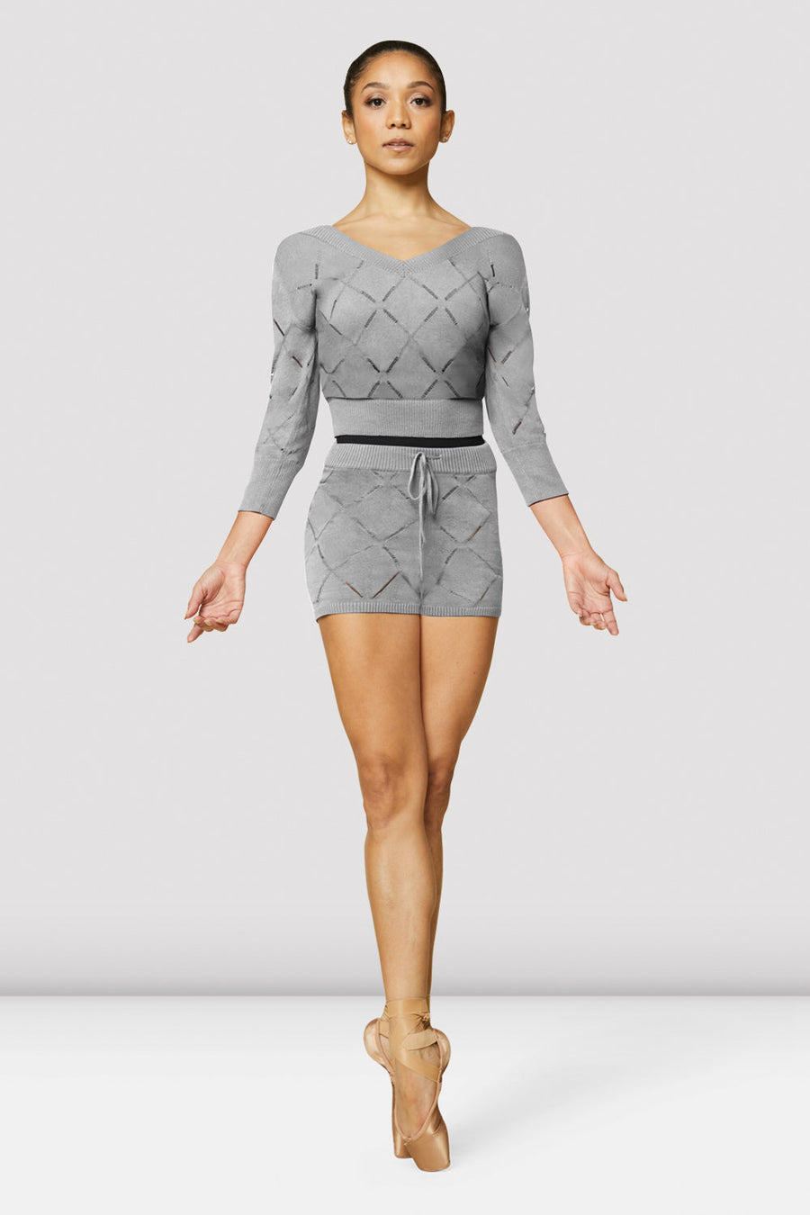Ladies Lynda Knit 3/4 Sleeve Sweater