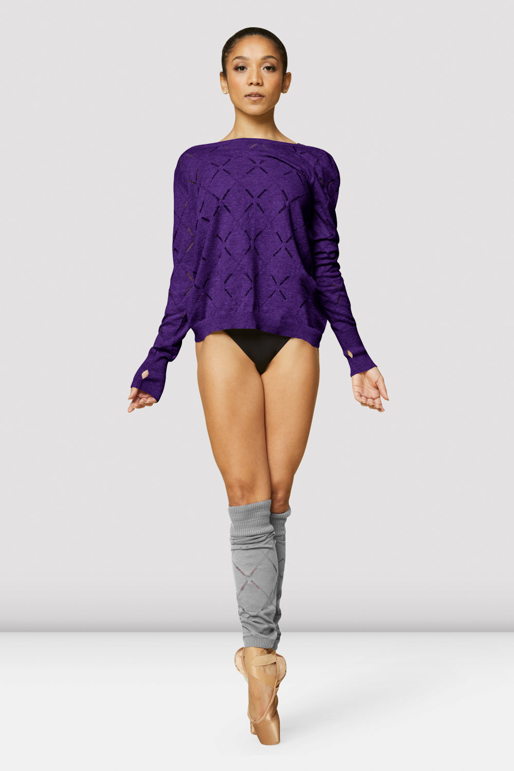 Ladies Cyrus Knit Long Sleeve Sweater