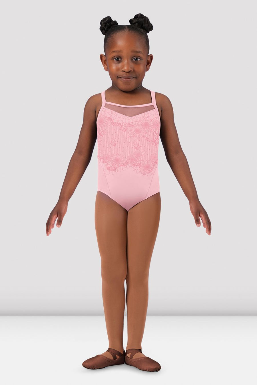 Girls Kendra Mesh Back Leotard