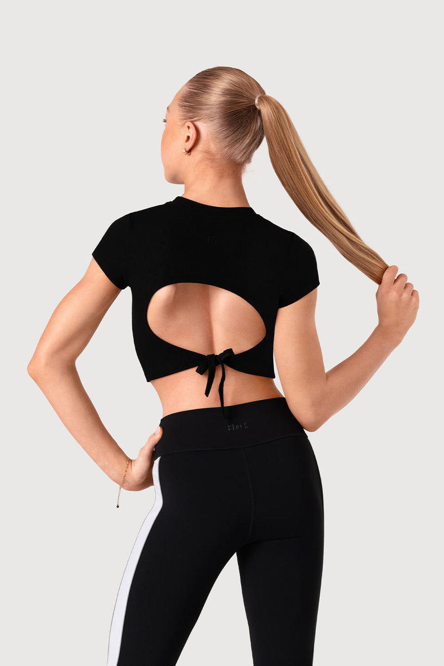 Girls Cut Out Crop Top
