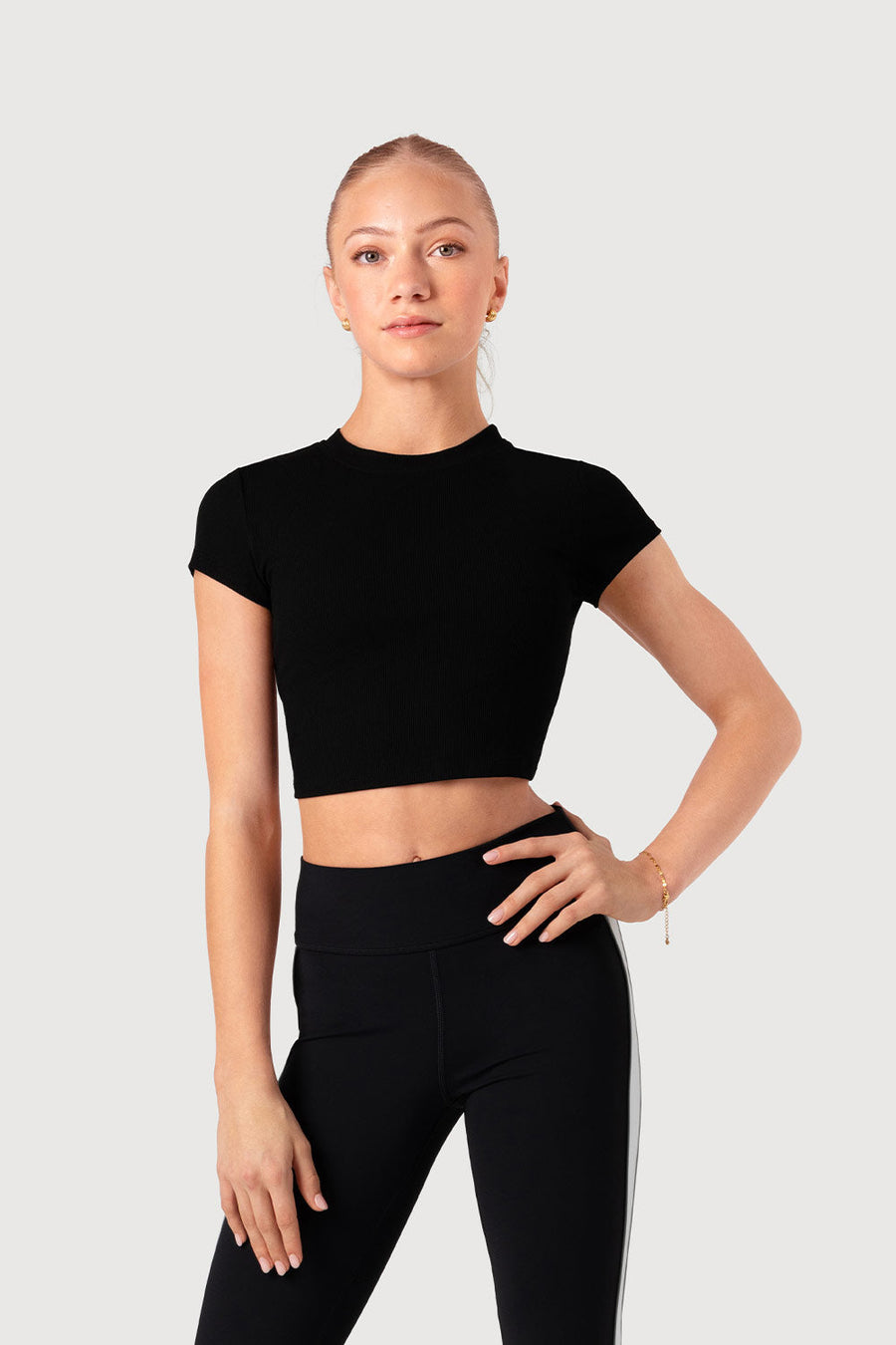 Girls Cut Out Crop Top