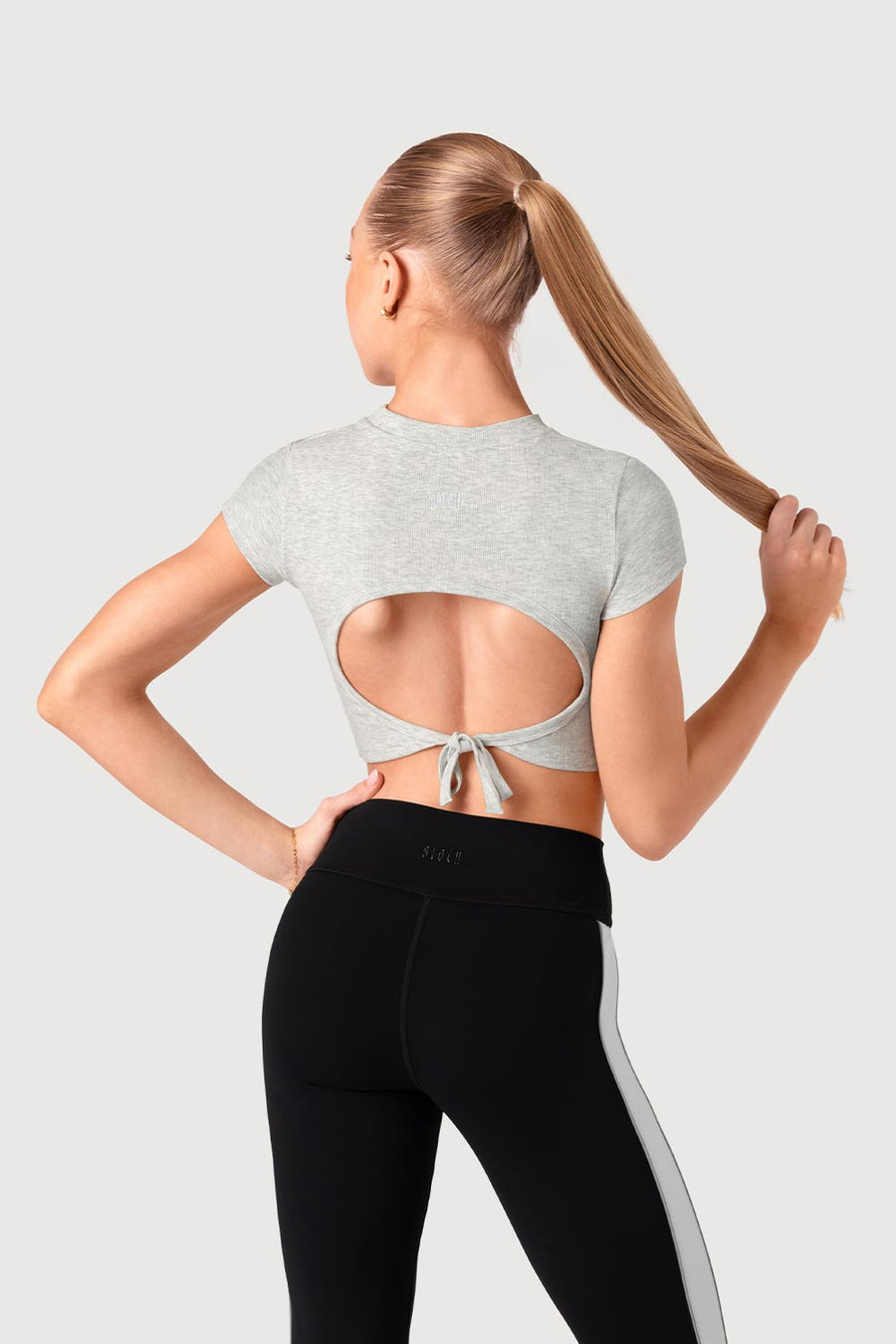 Girls Cut Out Crop Top