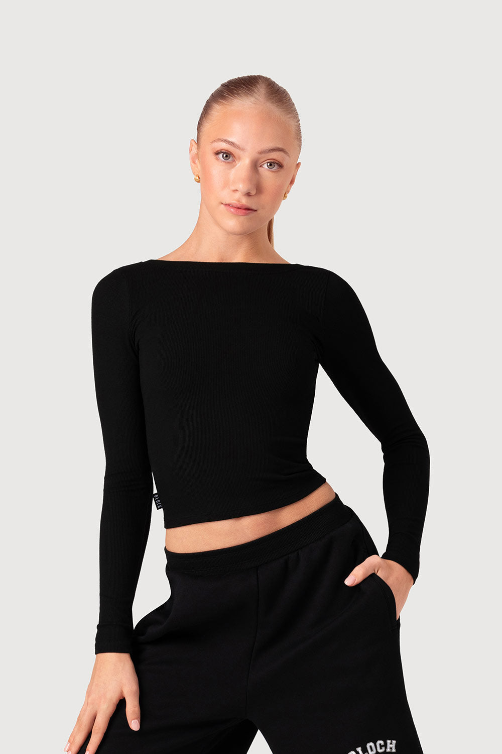 Girls Low Back Long Sleeve Top