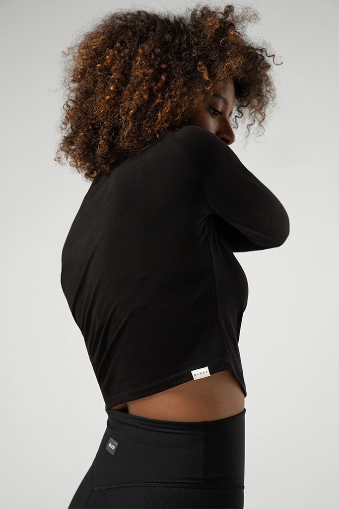 Ladies Heritage Bloch Print Fitted Long Sleeve Tee