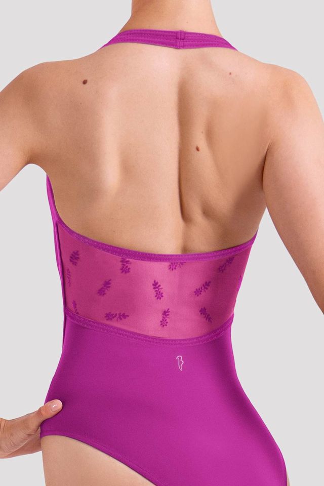 Tween Charlotte Floral Halterneck Leotard