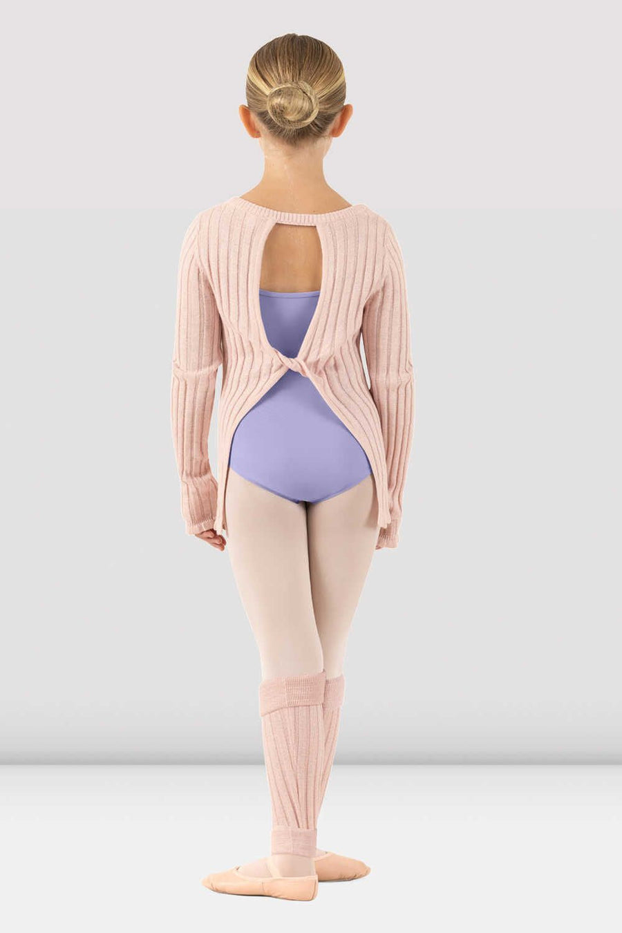 Girls Rose Twist Back Sweater