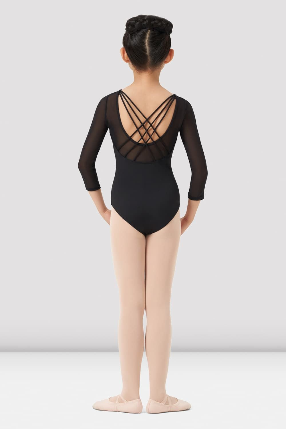 Girls Mirella Paisley 3/4 Sleeve Leotard