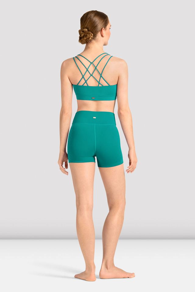 Ladies Mirella Celeste High Waist Printed Short
