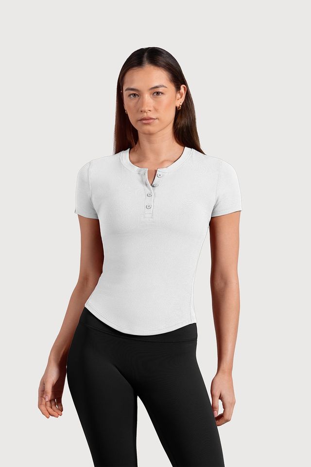 Ladies Active Fitted Short Sleeve Top