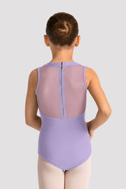Girls Mirella Celestia Zip Back Printed Leotard
