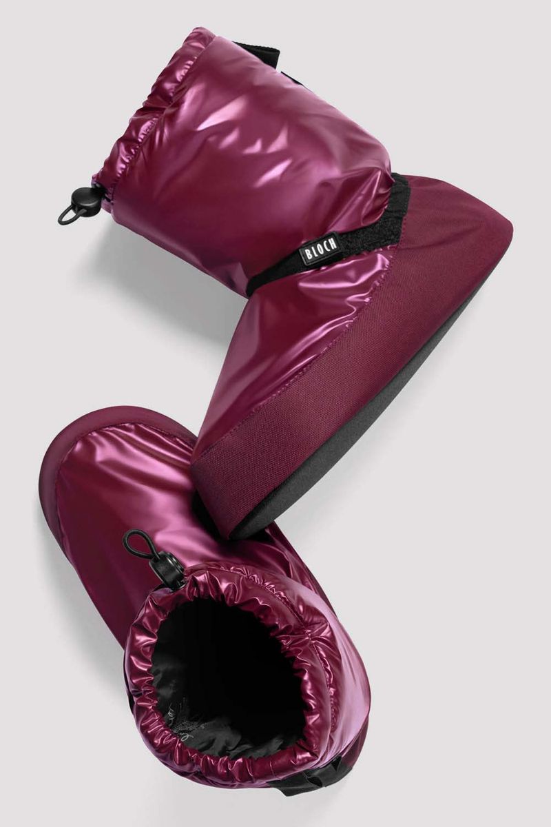 Adult Metallic Warm Up Booties