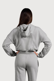 Ladies Active Zip Up Cropped Jacket
