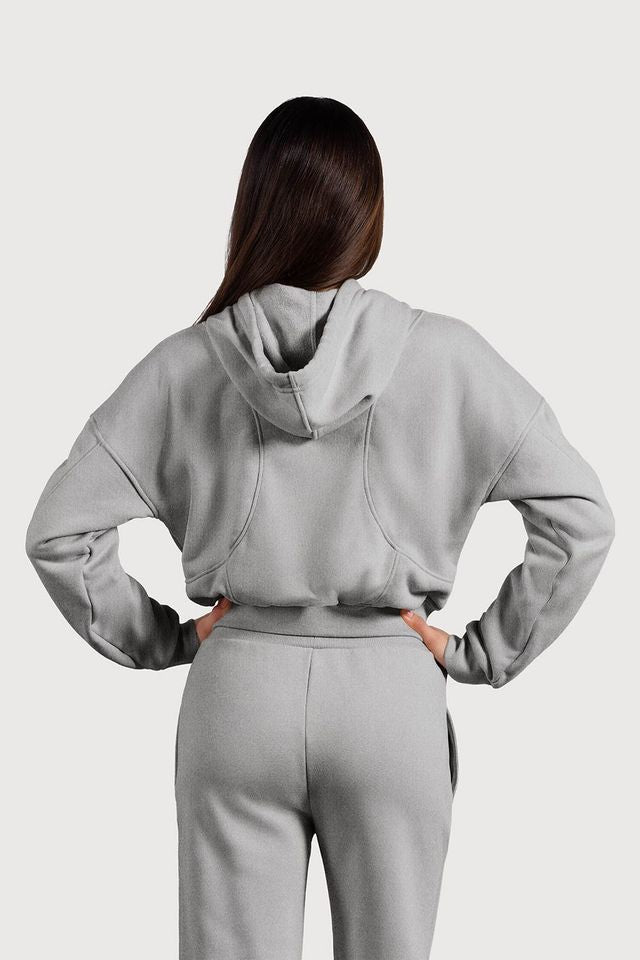Ladies Active Zip Up Cropped Jacket