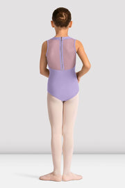 Girls Mirella Celestia Zip Back Printed Leotard