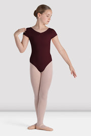 Girls Piper Cap Sleeve Leotard