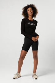 Ladies Heritage Bloch Print Fitted Long Sleeve Tee