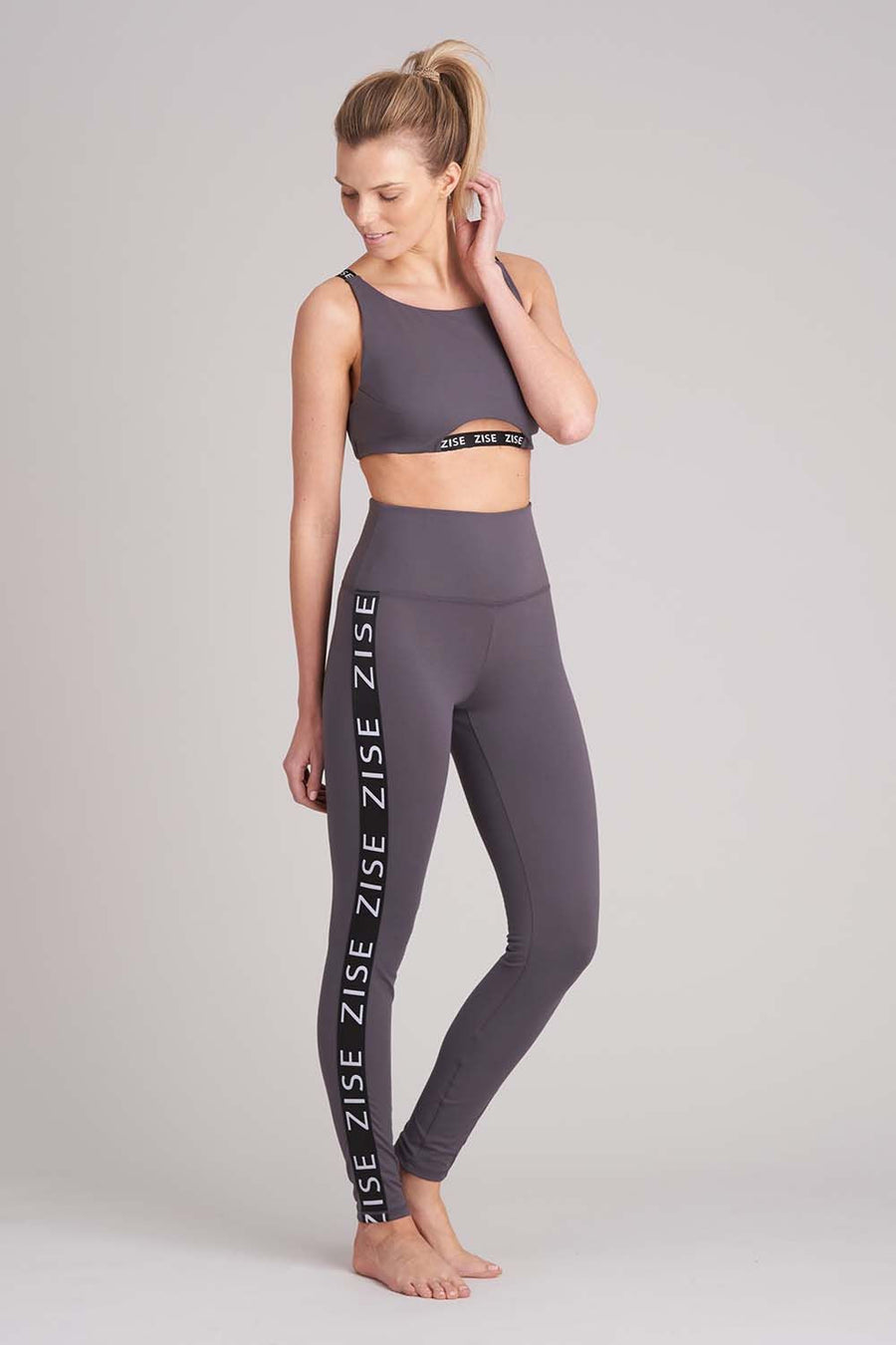 Zise Mimi Cross Back Crop Top