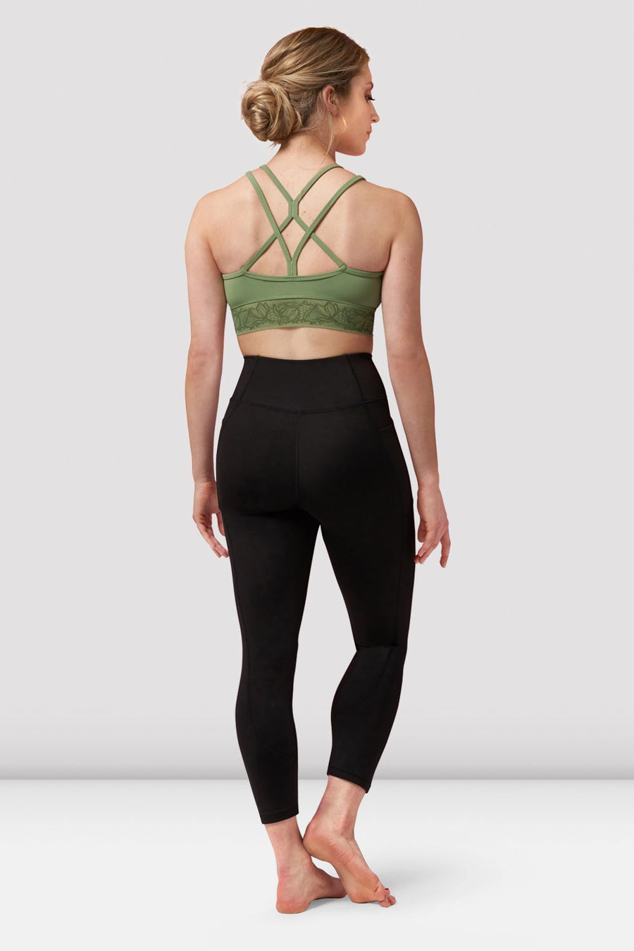 Ladies Demi Scoop Neck Crop Top