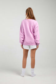 Off-Duty Oversized Crew Sweatshirt