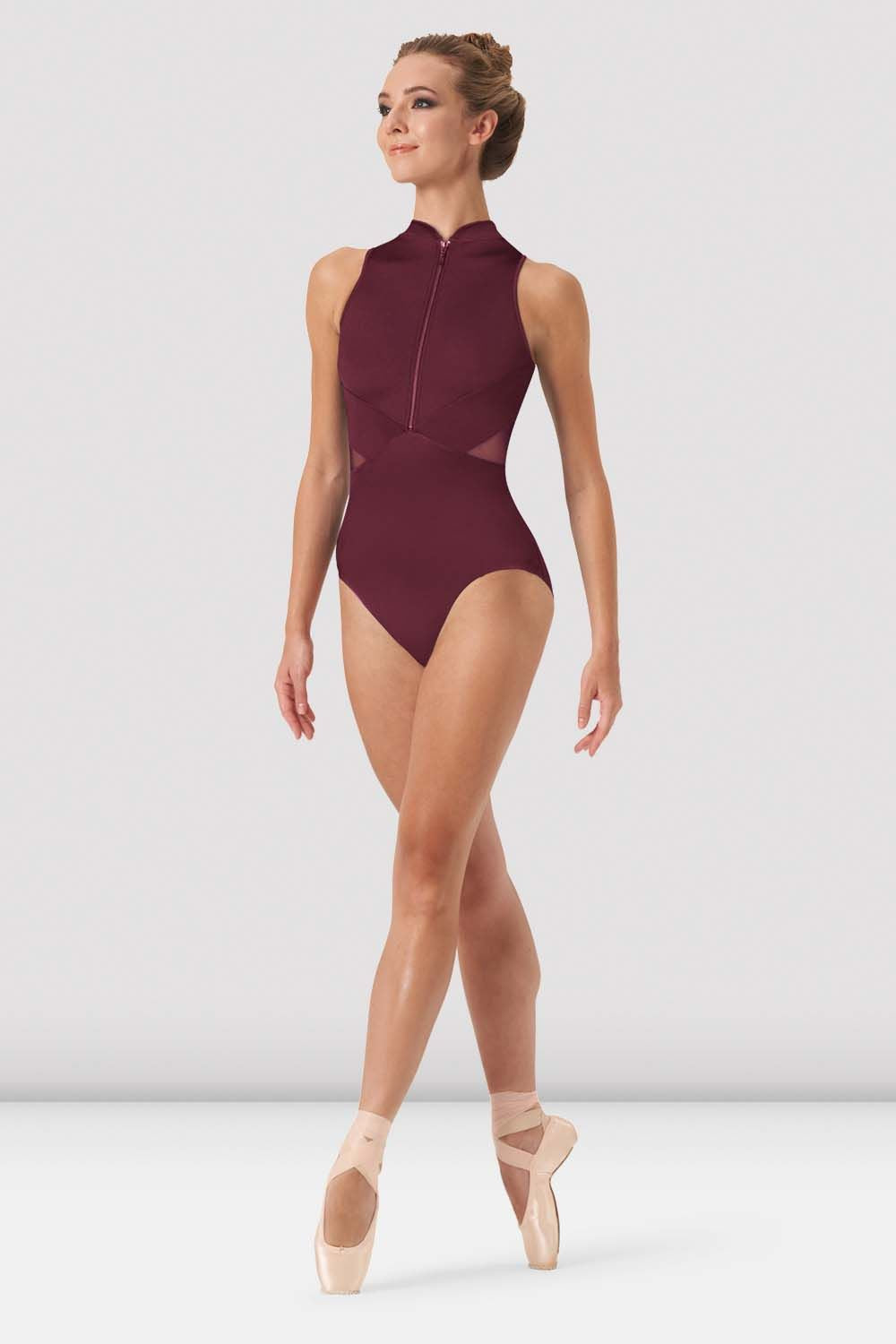 Ladies Celeste Zip Front Leotard