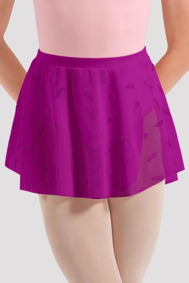 Girls Mila Floral Mesh Skirt