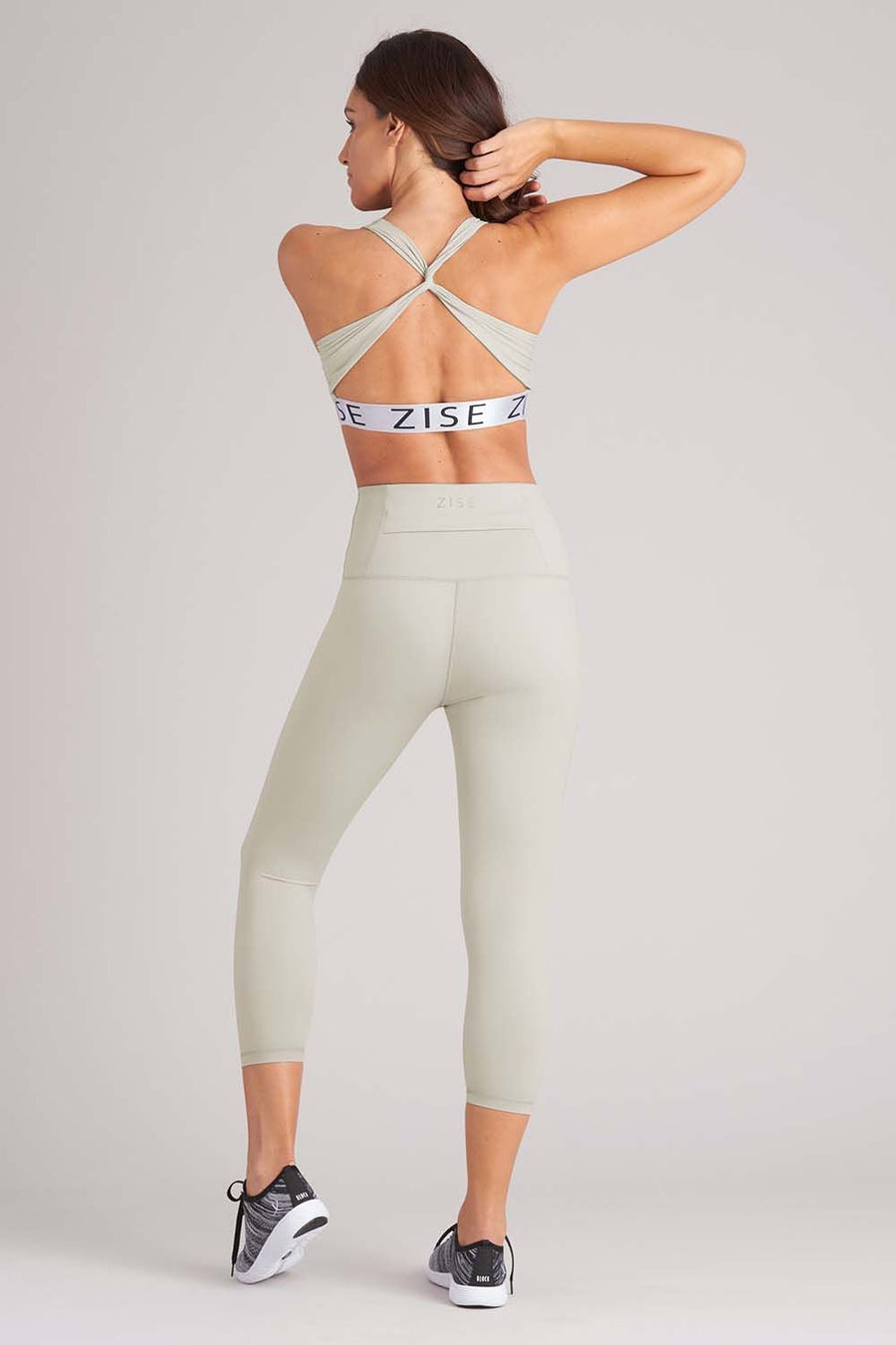 Zise Gigi Cross Back Crop Top
