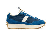 A single SeaVees 'Acorn' sneaker in Varsity Blue color, displayed in profile view against a white background.