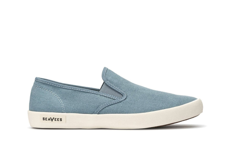 Men's Baja Slip On in Blue Mirage canvas, side view