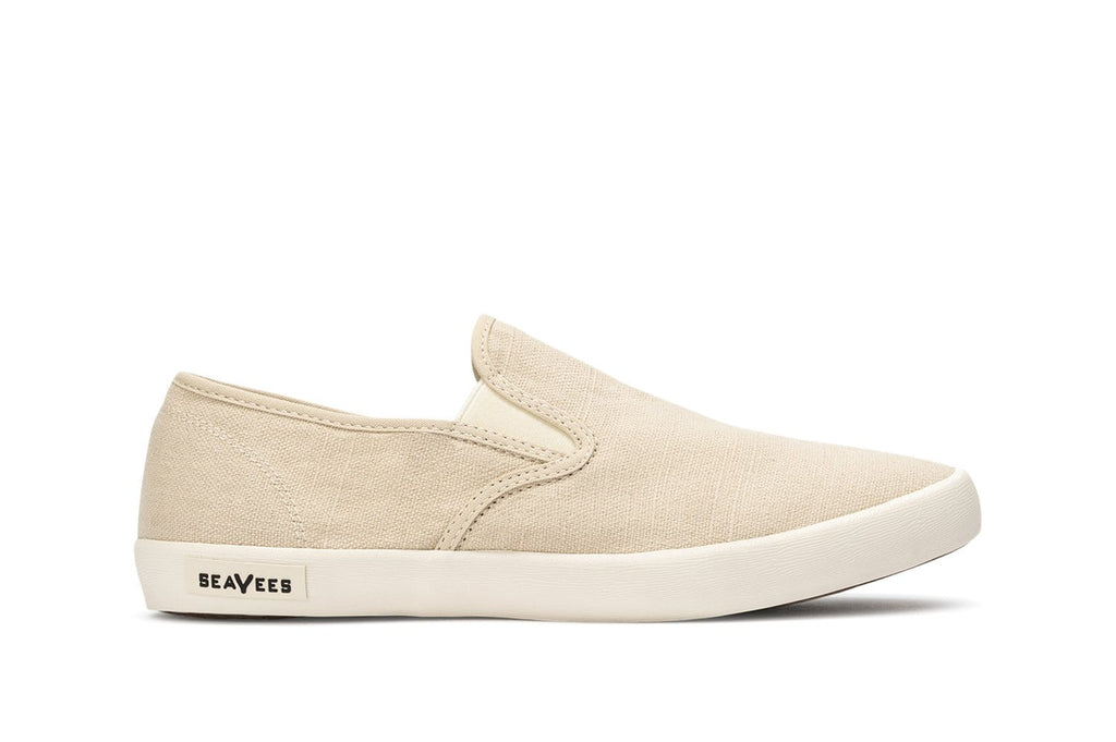 Men's Baja Slip On in Natural canvas, side view