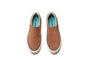 Men's Hawthorne Slip On in Terracotta suede, top view