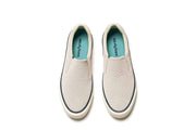 Men's Hawthorne Slip On in Ecru suede, top view