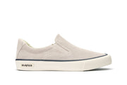 Men's Hawthorne Slip On in Ecru suede, side view