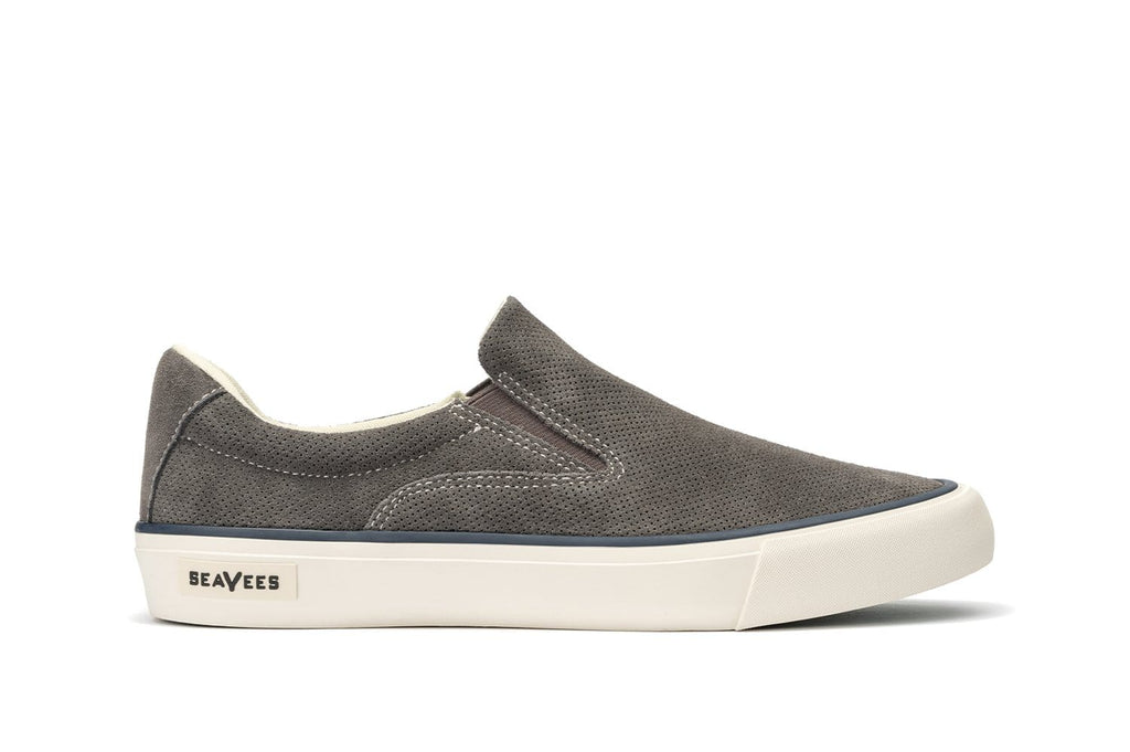 Men's Hawthorne Slip On in Pavement suede, side view