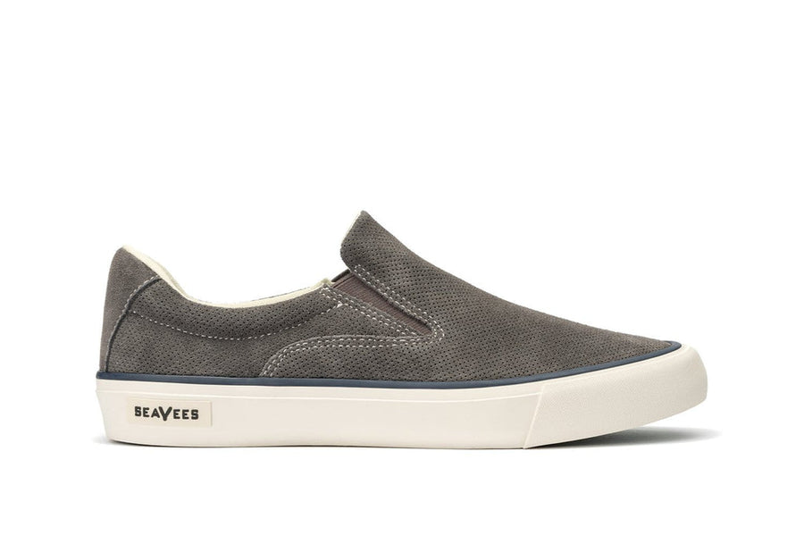 Men's Hawthorne Slip On in Pavement suede, side view