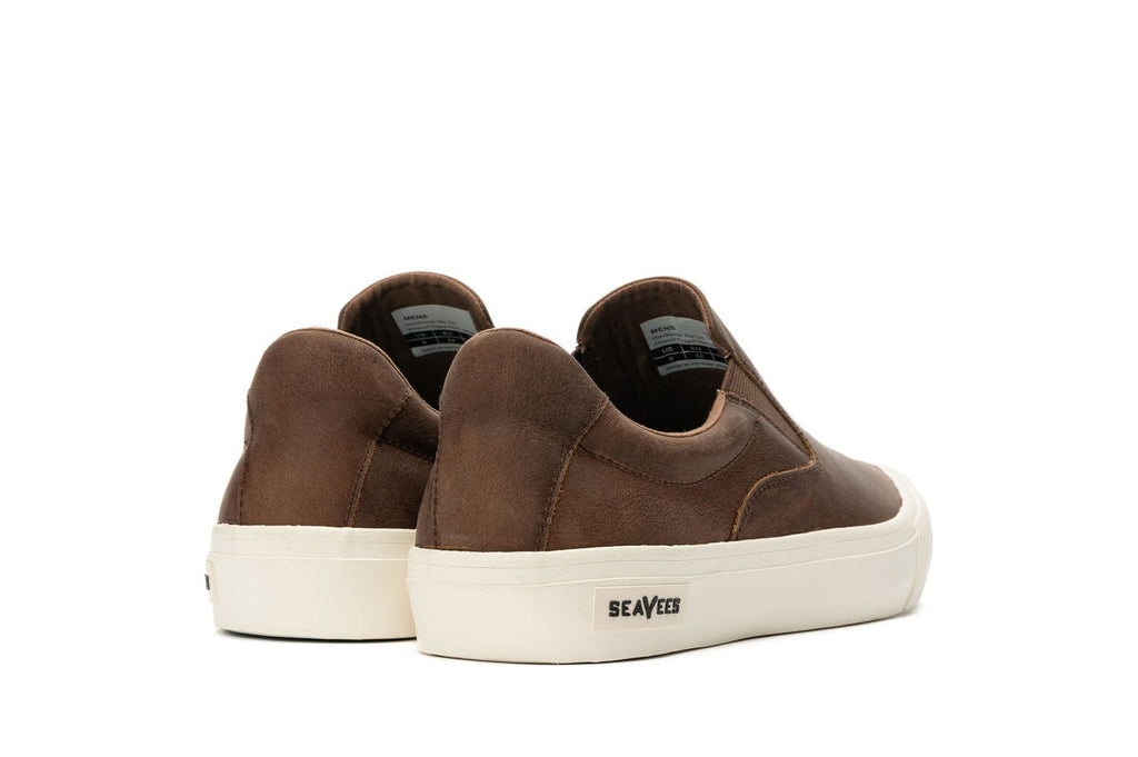 Men's Hawthorne Slip On in Elmwood leather, heel view