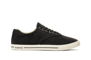 Men's Hermosa Sneaker in Black canvas, side view