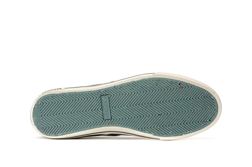 Men's Hermosa Sneaker in Slate Navy canvas, outsole view, alternate shot 2