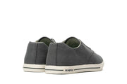 Men's Hermosa Sneaker in Slate Navy canvas, heel view