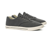 Men's Hermosa Sneaker in Slate Navy canvas, three-quarter view, alternate shot 2