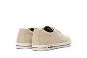Men's Hermosa Sneaker in Natural canvas, heel view