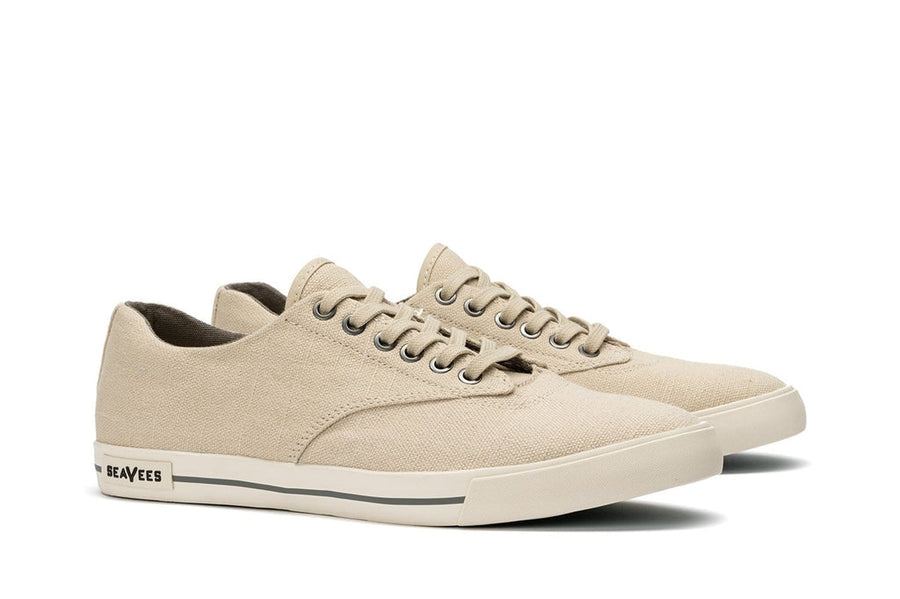 Men's Hermosa Sneaker in Natural canvas, three-quarter view