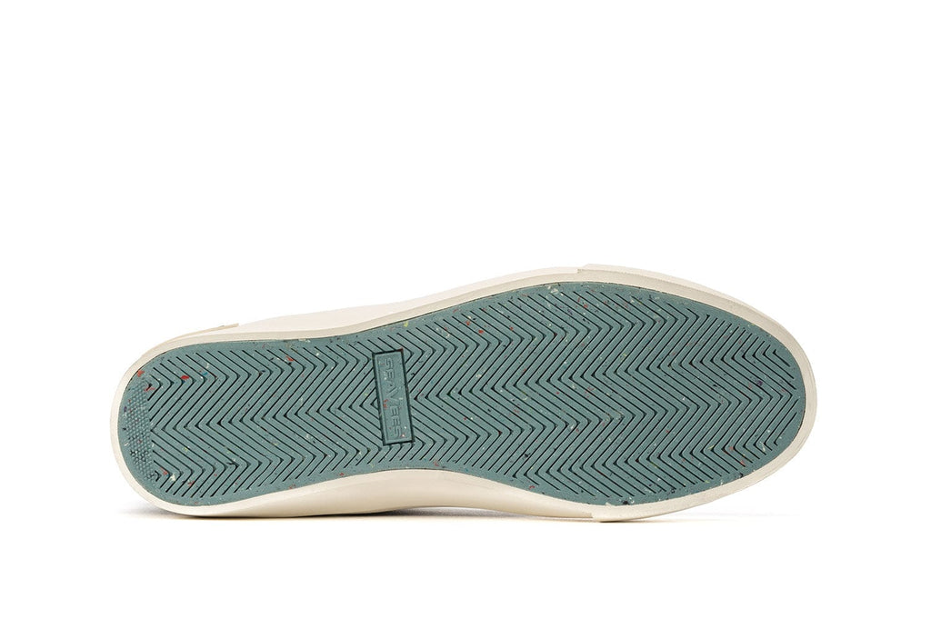 Men's Huntington Middie sneaker in Deep Navy suede, outsole view