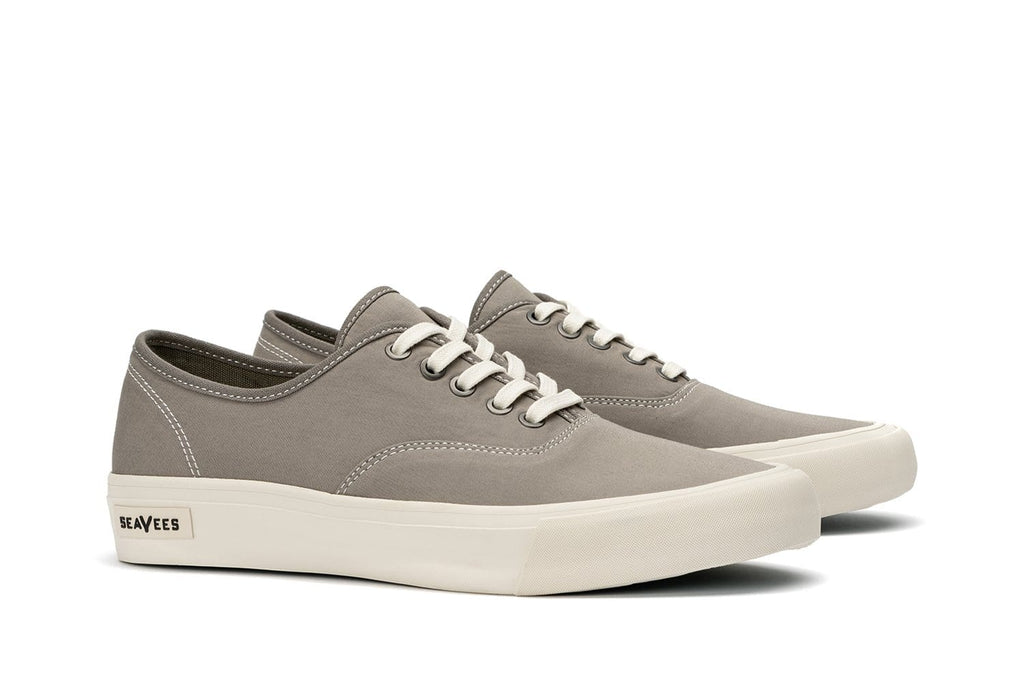 Men's Legend Sneaker in Granite Grey canvas, three-quarter view